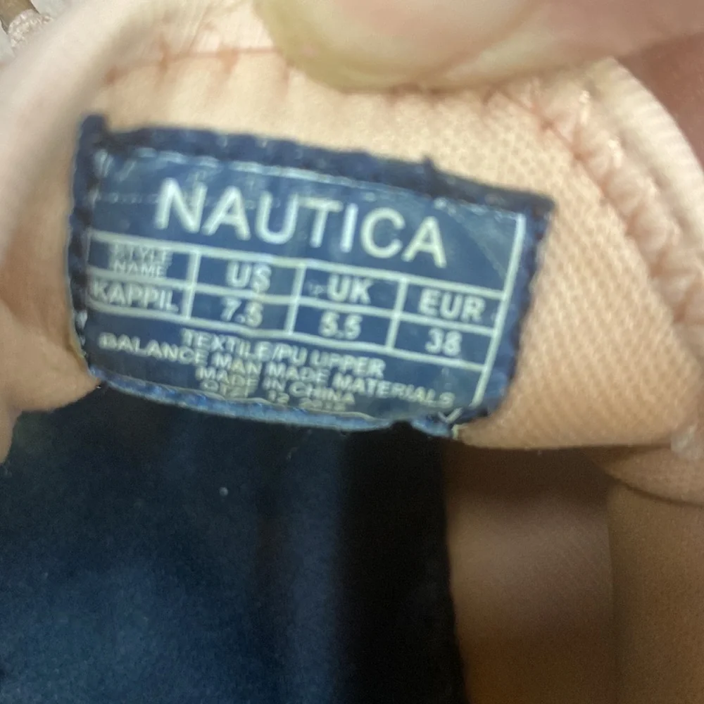 Nautica brand blush pink sneakers size 7.5 - Picture 6 of 8